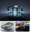 Armored case for Samsung Galaxy S25+ Plus, Dexnor CamProtect MagSafe, blue (Two frames)