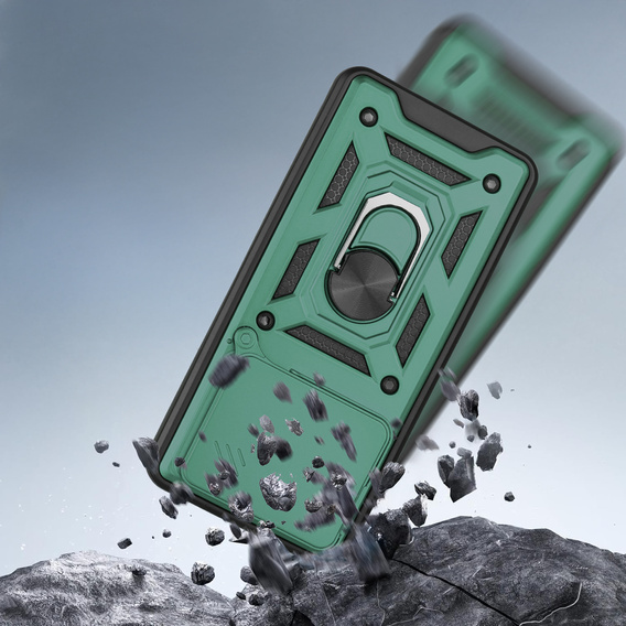 Case for Motorola Edge 60 / 60 Fusion, CamShield Slide, green