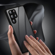 Case for Samsung Galaxy S22 Ultra, Magnetic Dual Glass, black