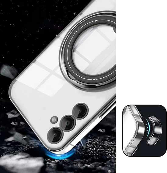 Magnetic Case for Samsung Galaxy S25+ Plus, for MagSafe, black