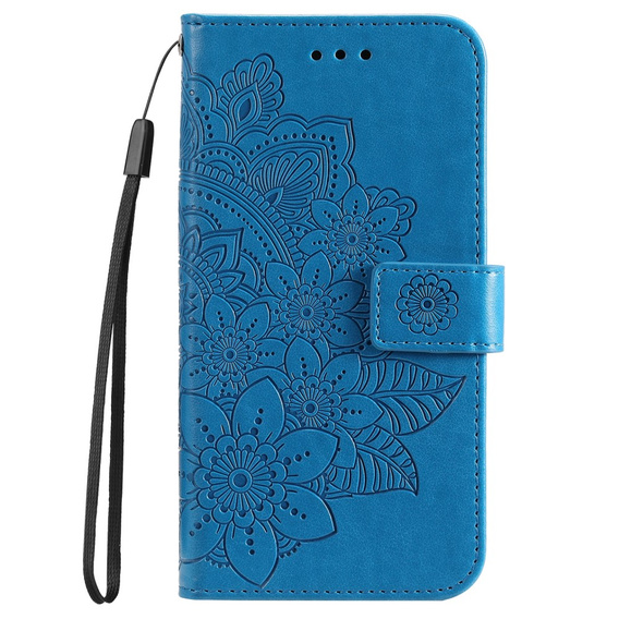 Flip case for Samsung Galaxy A33 5G, Mandala Flower, blue