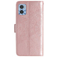 Flip case for Motorola Moto E22 / E22i, Mandala, pink