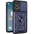 Case for Motorola Moto G53 5G, CamShield Slide, blue
