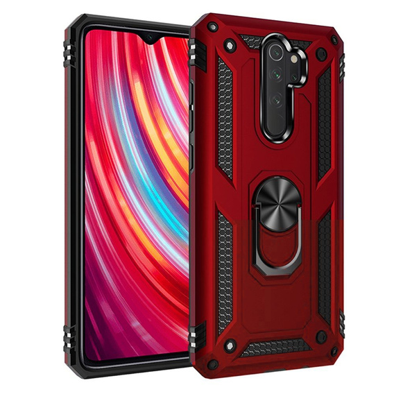 Armor Case for Xiaomi Redmi Note 8 Pro, Nox Case Ring, red