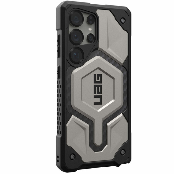 Urban Armor Gear case for Galaxy S25 Ultra, Monarch Pro MagSafe, grey