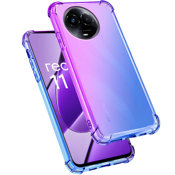 Case for Realme 11 5G, Gradient Dropproof, Purple / blue