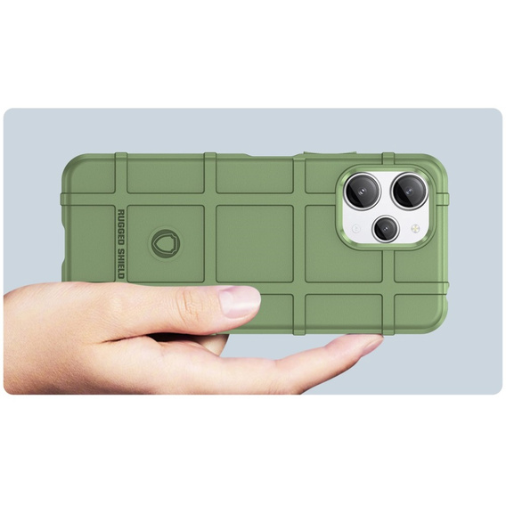 Case for Xiaomi Redmi 12 4G, Rugged Shield, green