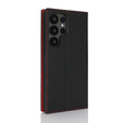Flip case for Samsung Galaxy S25 Ultra, Litchi Skin Grain, black