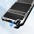 Armored case for Samsung Galaxy S24 Ultra, R-JUST, silver