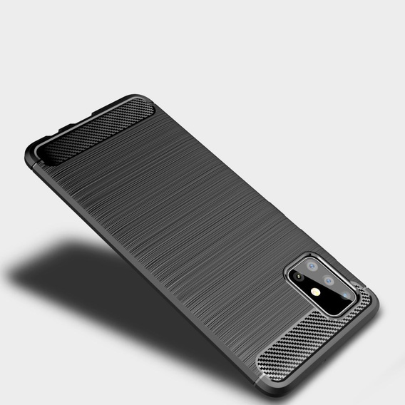 Case for Samsung Galaxy M51, Carbon, black