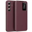 Flip case for Samsung Galaxy A56 5G, Smart View Wallet, maroon