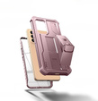 Armored case for Samsung Galaxy A53 5G, Dexnor Full Body, pink rose gold
