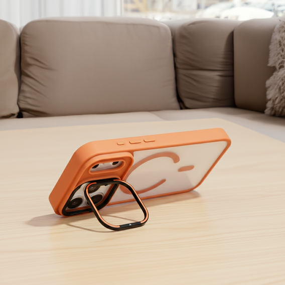 Case with stand and detachable lanyard, for MagSafe for iPhone 17 Pro