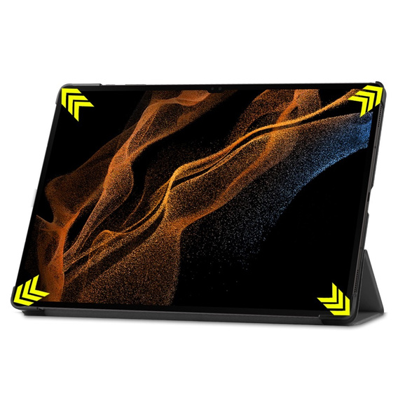 Case for Samsung Galaxy Tab S9 Ultra, Smartcase, grey