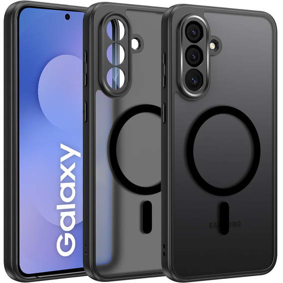 Case for Samsung Galaxy S25 FE, for MagSafe, ERBORD Matt Case, black