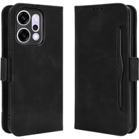 Flap case for Oppo Reno 14, Card Slot, wallet, black