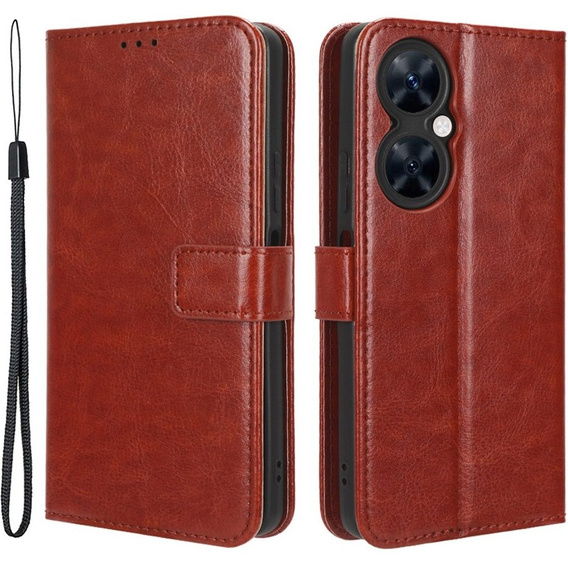 Flip case for Huawei Nova 11i, Crazy Horse Wallet, brown