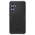 The Spigen Case for Samsung Galaxy S25+ Plus, Core Armor MagSafe, black + 9H Tempered Glass