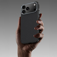 BENKS Kevlar Armor PRO Carbon Fiber 600D A070 case for MagSafe with active button for iPhone 17 Pro Max