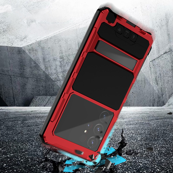 Armored case for Samsung Galaxy S25 Ultra, R-JUST, red