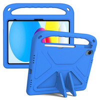 Children's case for iPad 11" 2025 A16 (11 gen.) / iPad 10.9" 2022 (10 gen.), with handle, blue