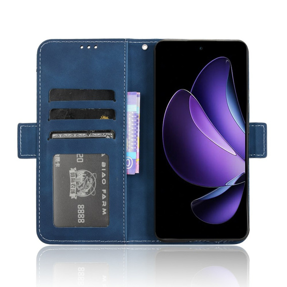 Flip case for Oppo Reno 13F / Oppo Reno 13FS, Card Slot, dark blue
