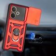Case for Oppo A5 Pro 5G, CamShield Slide, red