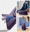 Armored case for Samsung Galaxy S24 FE, Dexnor Full Body (Two Frames), purple