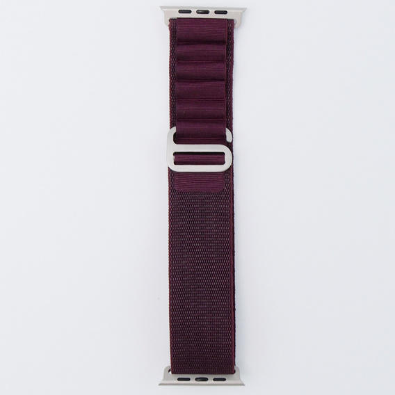 Nylon Strap for Apple Watch 1/2/3/4/5/6/7/8/SE/ULTRA 42/44/45/49mm, Dark red
