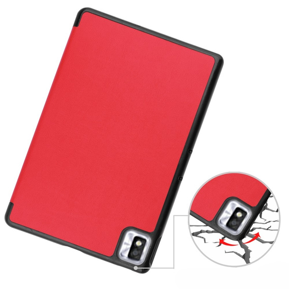 Case for TCL Tab 10s 9081X / TCL Tab 10s 9080G 2021, Smartcase, red