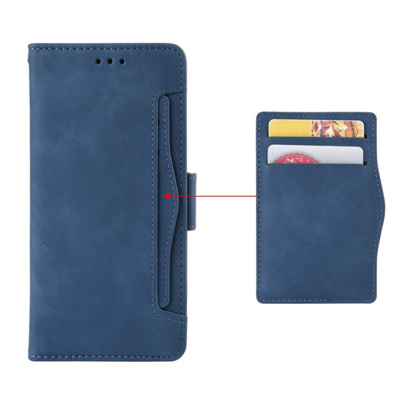 Flip case for Oppo A9 2020/A5 2020, Card Slot, blue