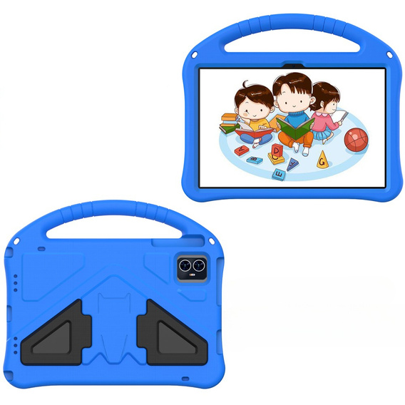 Children's case for T Tablet 2 5G, with stand and handle, blue