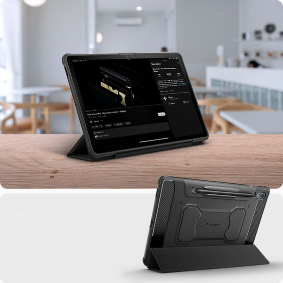 SPIGEN Rugged Armor Pro for Samsung Galaxy Tab S10 Lite / Galaxy Tab S9 FE 10.9 (X400 / X406B / X510 / X516B)