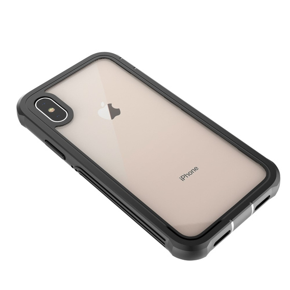 Case for iPhone X / XS, Shockproof, with film, black