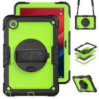 Armored Case for Lenovo Tab M11, protective 360 with stylus slot, green
