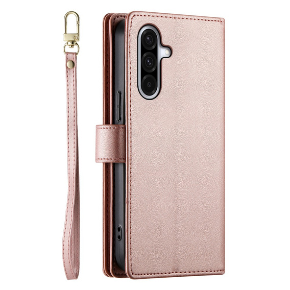 Wallet Zipper Pocket flip case for Samsung Galaxy A17 5G, Wallet Zipper Pocket, wallet, pink