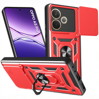 Case for Oppo A5 Pro 5G, CamShield Slide, red