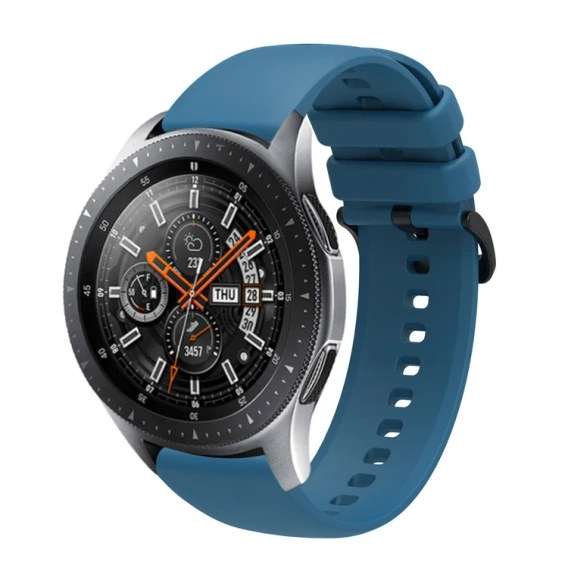 Silicone strap for Huawei Watch GT Runner / GT 3 46mm, Midnight Blue 