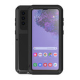 Love Mei Case for Samsung Galaxy S21+ Plus, armored with glass, black