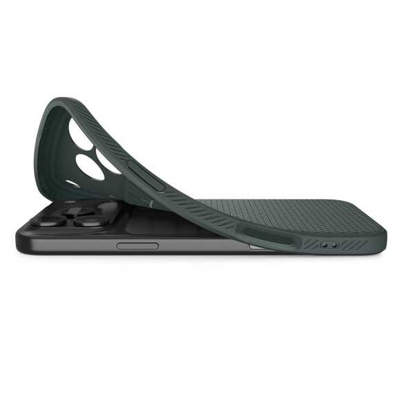 Spigen Liquid Air case for iPhone 17 Pro, Abyss Green