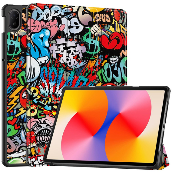 Case for Huawei MatePad SE 11 2024, Smartcase, graffiti