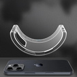 Case for iPhone 16 Pro, ERBORD Slim, transparent + 9H glass
