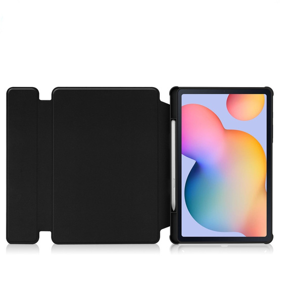 Keyboard case for Samsung Galaxy Tab S6 Lite 2024 / 2022 / 2020, Rotary 360° Leather, black