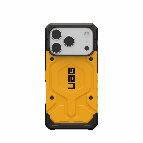 Urban Armor Gear case for iPhone 17 Pro Max, Pathfinder MagSafe, Heritage Yellow