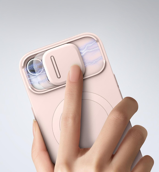 Case for iPhone 13/14 Suritch Shockproof, Suritch Shockproof, for MagSafe, pink