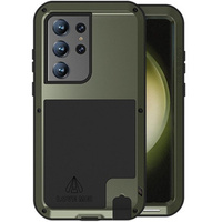 Love Mei Case for Samsung Galaxy S23 Ultra, armored without glass, green