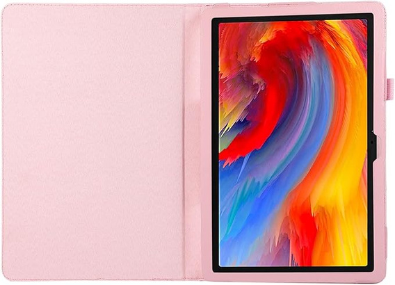 Case for Lenovo Tab M11, bi-fold, with flap, pink