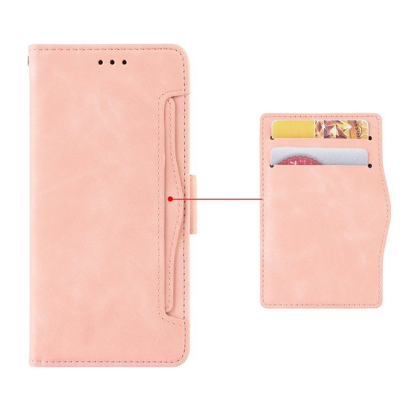 Flip case for Realme C30 / Narzo 50i Prime, Card Slot, pink