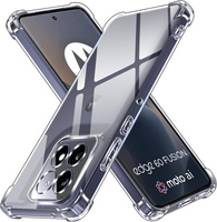Case for Motorola Edge 60 / 60 Fusion, Dropproof, transparent