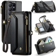 CASEME RFID Leather Wallet Case for Samsung Galaxy S26 Ultra, black